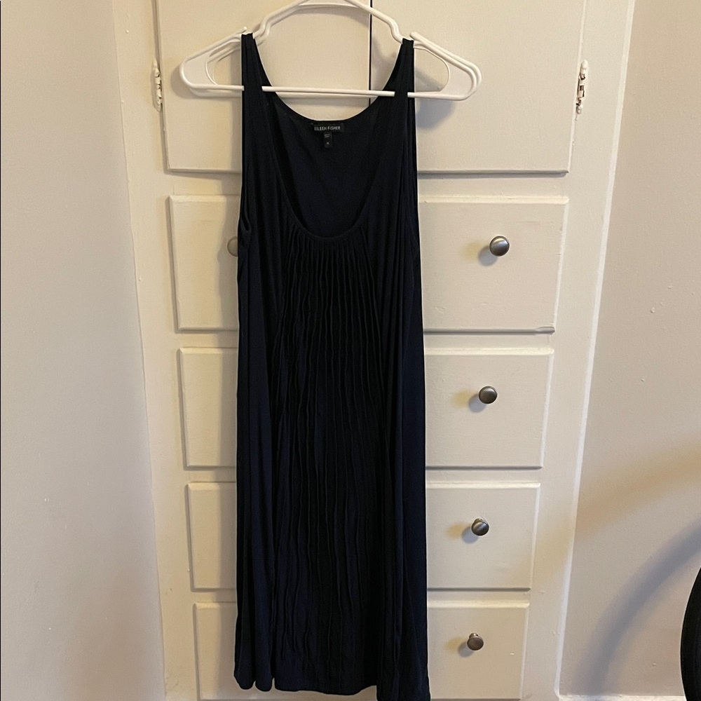 Eileen Fisher Dark Blue Maxi Dress